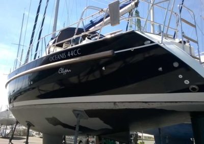 Covering wrapping bateau Oceanis 44 CC Clipper - Le Crouesty
